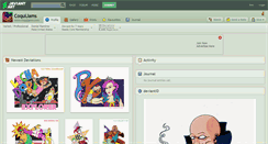 Desktop Screenshot of coquijams.deviantart.com