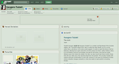 Desktop Screenshot of kasugano-tsubaki.deviantart.com