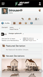 Mobile Screenshot of binouse49.deviantart.com