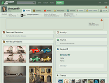 Tablet Screenshot of binouse49.deviantart.com