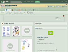 Tablet Screenshot of maki-neko-sama.deviantart.com