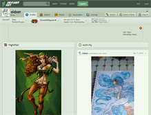 Tablet Screenshot of oldxer.deviantart.com