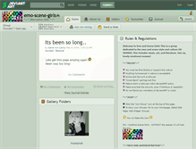 Tablet Screenshot of emo-scene-girls.deviantart.com