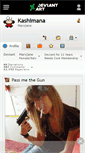 Mobile Screenshot of kashimana.deviantart.com