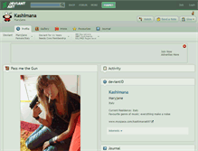 Tablet Screenshot of kashimana.deviantart.com