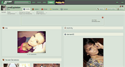 Desktop Screenshot of loveexplosion.deviantart.com