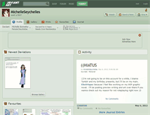 Tablet Screenshot of michelleseychelles.deviantart.com
