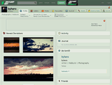 Tablet Screenshot of byhero.deviantart.com