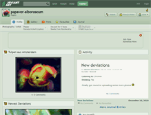 Tablet Screenshot of papaver-alboroseum.deviantart.com