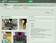 Tablet Screenshot of nifnif.deviantart.com