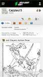 Mobile Screenshot of cazzles15.deviantart.com