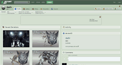 Desktop Screenshot of dasilv.deviantart.com