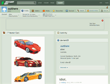 Tablet Screenshot of outthere.deviantart.com