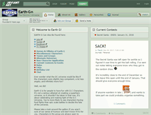 Tablet Screenshot of earth-g.deviantart.com