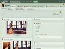 Tablet Screenshot of ivangel.deviantart.com