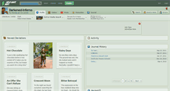 Desktop Screenshot of darkened-inferno.deviantart.com