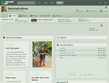 Tablet Screenshot of darkened-inferno.deviantart.com