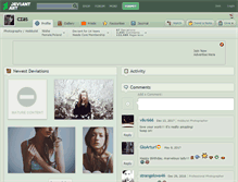 Tablet Screenshot of czas.deviantart.com
