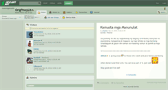 Desktop Screenshot of origpinoylit.deviantart.com