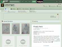 Tablet Screenshot of lostsoulyugure.deviantart.com