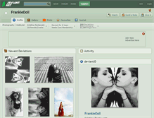 Tablet Screenshot of frankiedoll.deviantart.com