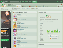 Tablet Screenshot of gumi-fc.deviantart.com