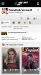 Mobile Screenshot of brandonarseneault.deviantart.com