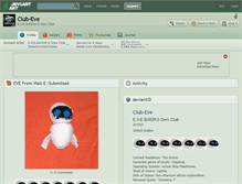 Tablet Screenshot of club-eve.deviantart.com