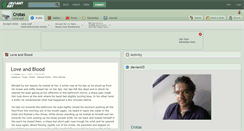 Desktop Screenshot of crotas.deviantart.com