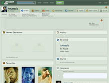 Tablet Screenshot of houseplz.deviantart.com