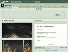 Tablet Screenshot of gunsbins.deviantart.com