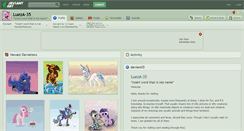 Desktop Screenshot of lueza-35.deviantart.com