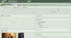 Desktop Screenshot of evil-elf-queen.deviantart.com