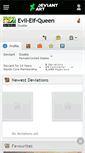 Mobile Screenshot of evil-elf-queen.deviantart.com