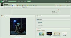 Desktop Screenshot of kreegan.deviantart.com