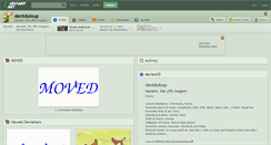 Desktop Screenshot of dentduloup.deviantart.com
