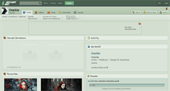 Desktop Screenshot of orackle.deviantart.com