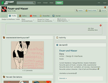 Tablet Screenshot of feuer-und-wasser.deviantart.com
