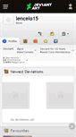 Mobile Screenshot of lencelo15.deviantart.com