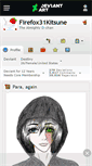 Mobile Screenshot of firefox31kitsune.deviantart.com
