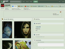 Tablet Screenshot of malosk8.deviantart.com