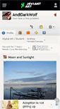 Mobile Screenshot of andidarkwolf.deviantart.com
