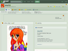 Tablet Screenshot of leira520.deviantart.com