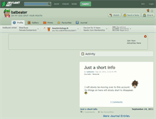 Tablet Screenshot of batbeater.deviantart.com