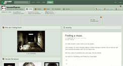 Desktop Screenshot of houseofleaves.deviantart.com