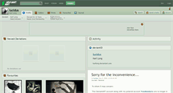 Desktop Screenshot of lucidus.deviantart.com