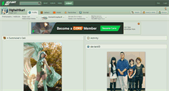 Desktop Screenshot of digitalhikari.deviantart.com