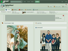 Tablet Screenshot of digitalhikari.deviantart.com