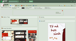 Desktop Screenshot of dvkndn.deviantart.com