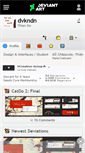 Mobile Screenshot of dvkndn.deviantart.com